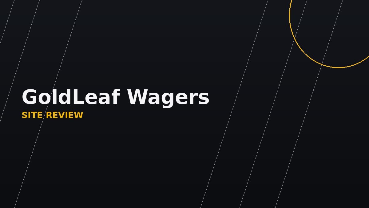 GoldLeaf Wagers review cover image